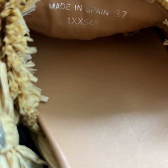 PRADA Embellished Raffia Slide Sandal - Picture 3 of 4